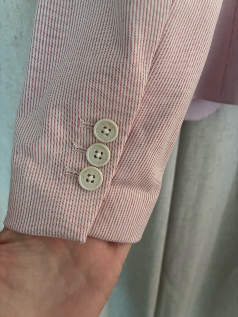Banana Republic Light Pink striped Tailored Blazer - Picture 10 of 10